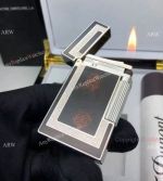 Copy S.T Dupont Fireworks Lighter - Black and Silver Lighter